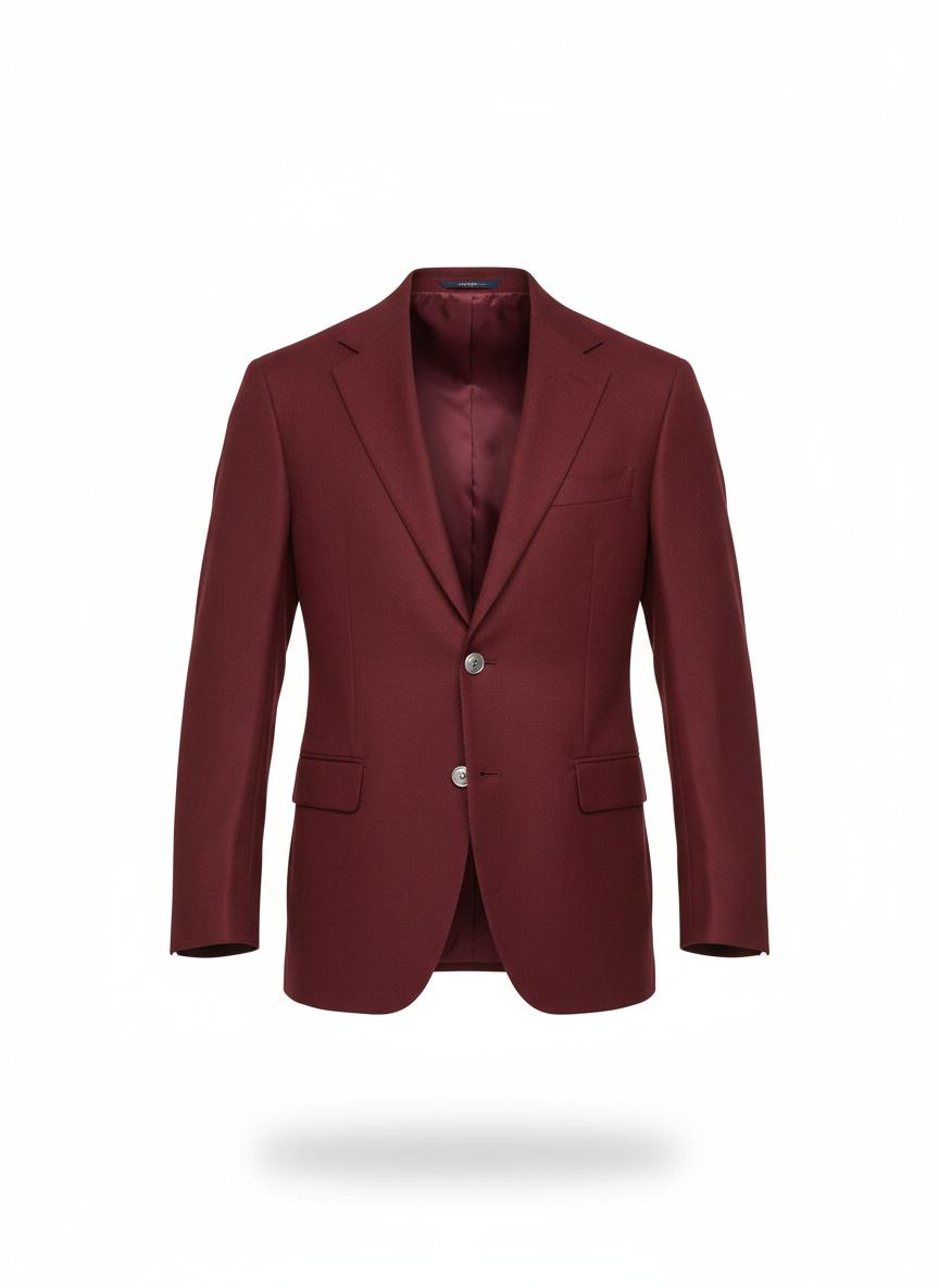Blazer with Two-Button Fastener Cut