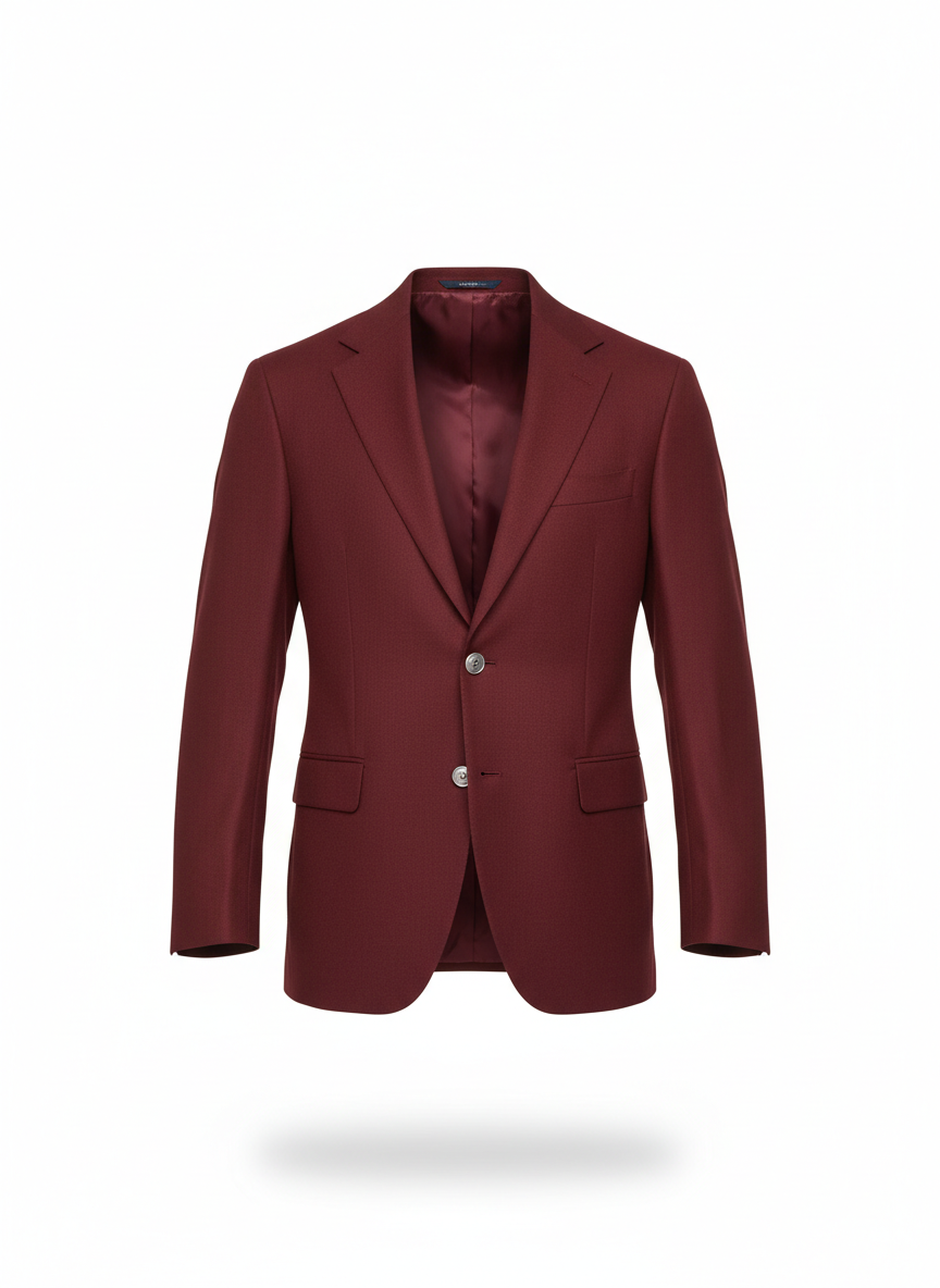 Blazer with Three-Button Fastener Cut