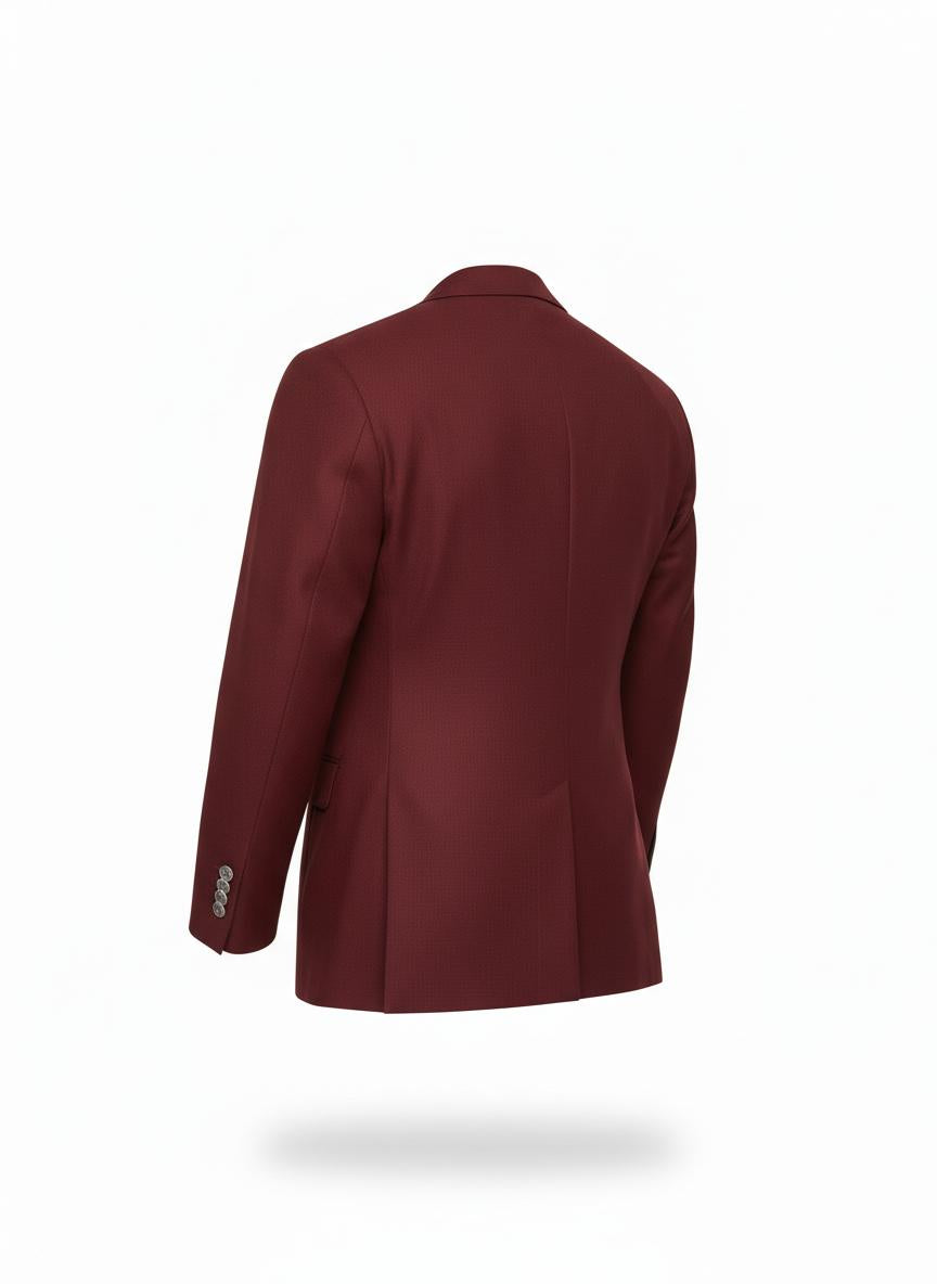 Blazer with Two-Button Fastener Cut