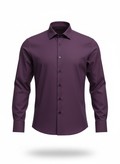 Formal Shirt with Structured Stiffened Cut