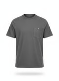 T-shirt with Slanted Pocket Cut