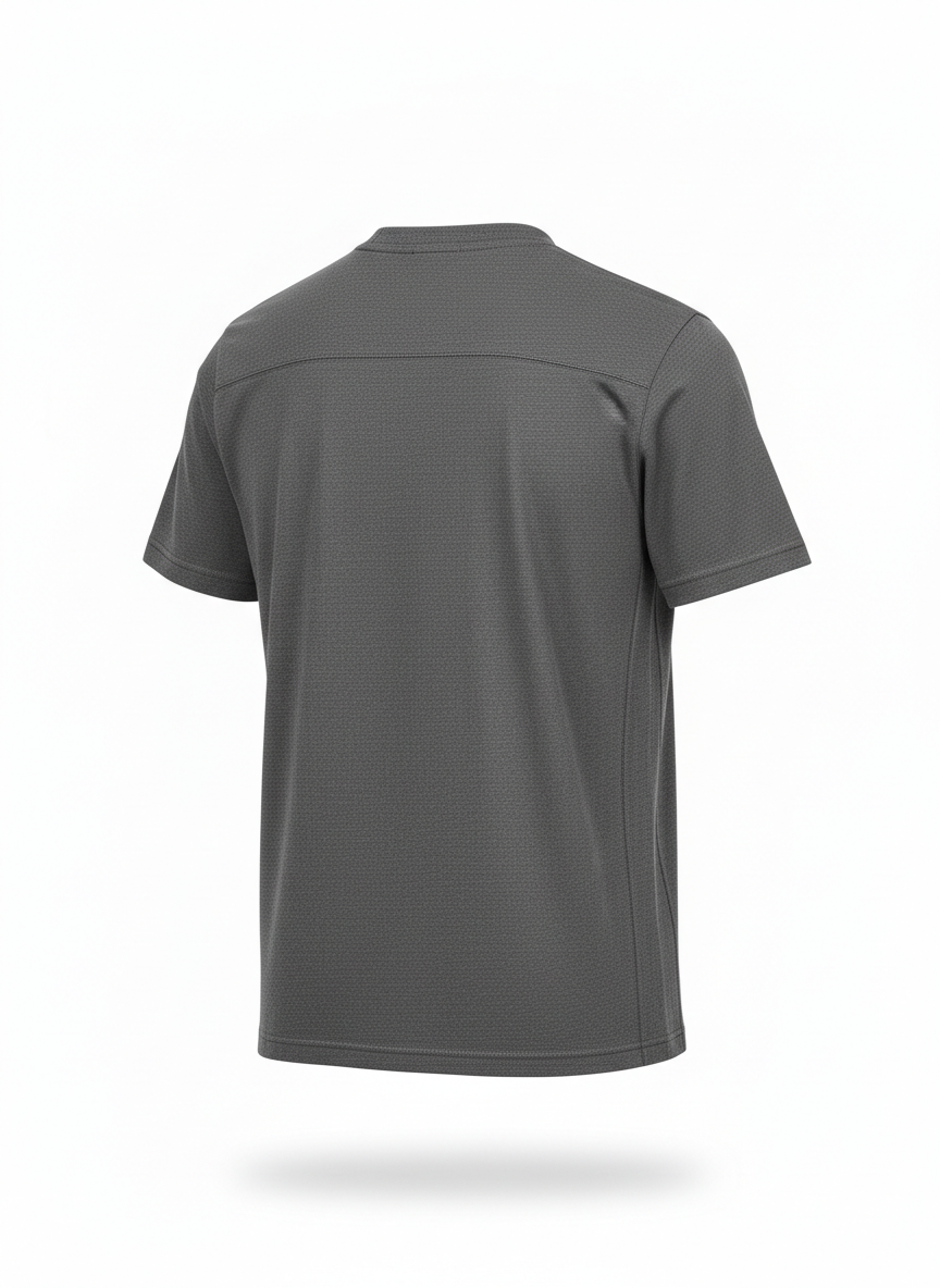 T-shirt with Slanted Pocket Cut