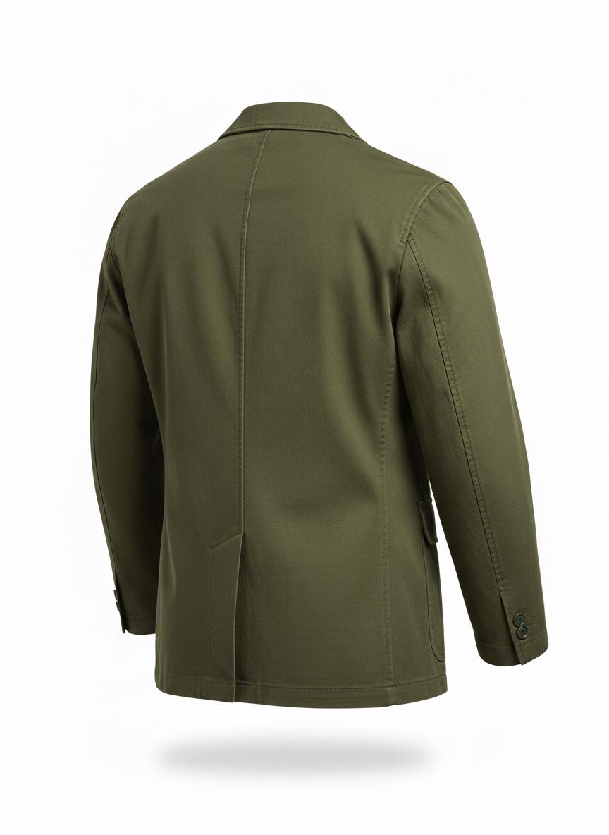 Blazer with Internal Bellows Pouch Cut