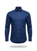 Formal Shirt with Rigid Spread Collar Cut