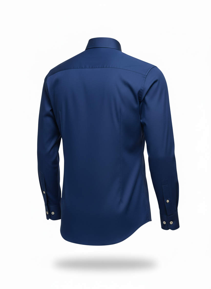 Formal Shirt with Rigid Spread Collar Cut