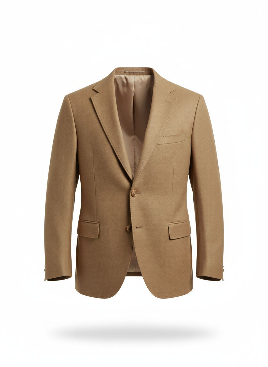 Blazer with Four-Button Cuff Cut